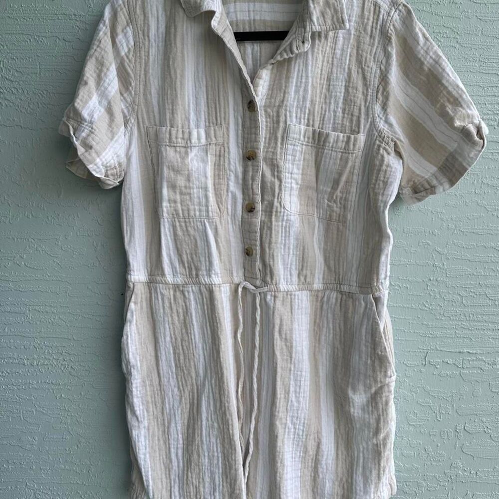Old-navy Women's White and Cream Dress